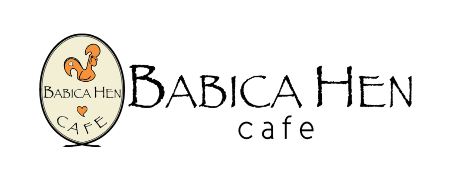 Babica Café logo in simple serif typography.