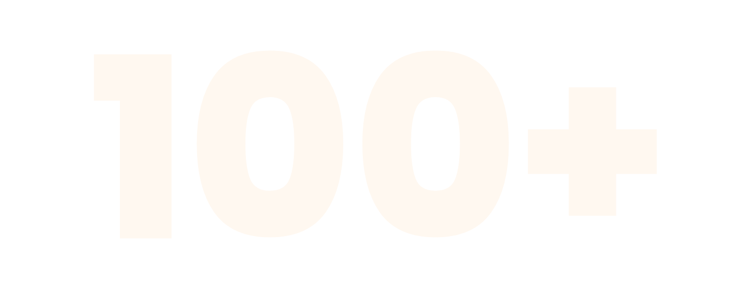 Statistic showing that more than 100 families are served by the program.