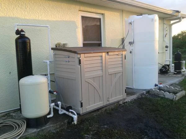 Whole home water treatment with aeration, sulfur and iron filters, and a softener to remove rotten egg smell, sulfur odor, iron stains, hardness, and bacteria. Reverse osmosis for drinking water.