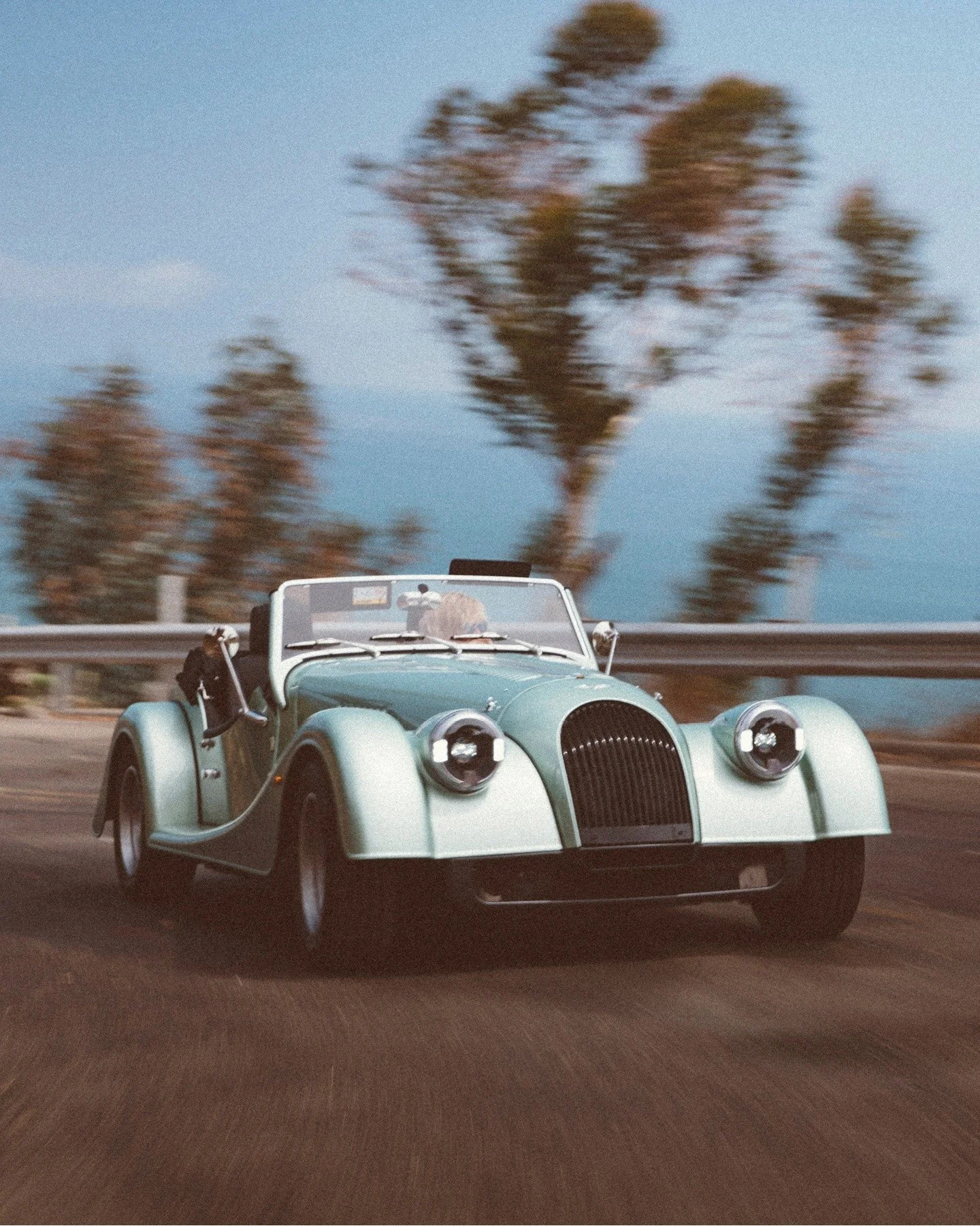 R&amp;T first test drove a Morgan Plus-4 in 1952, tracing a twisting CA mountain route that was a staff favorite at the time, because it allowed drivers to try out the vehicle's "handling qualities." 
The car belonged to a man named Steve W