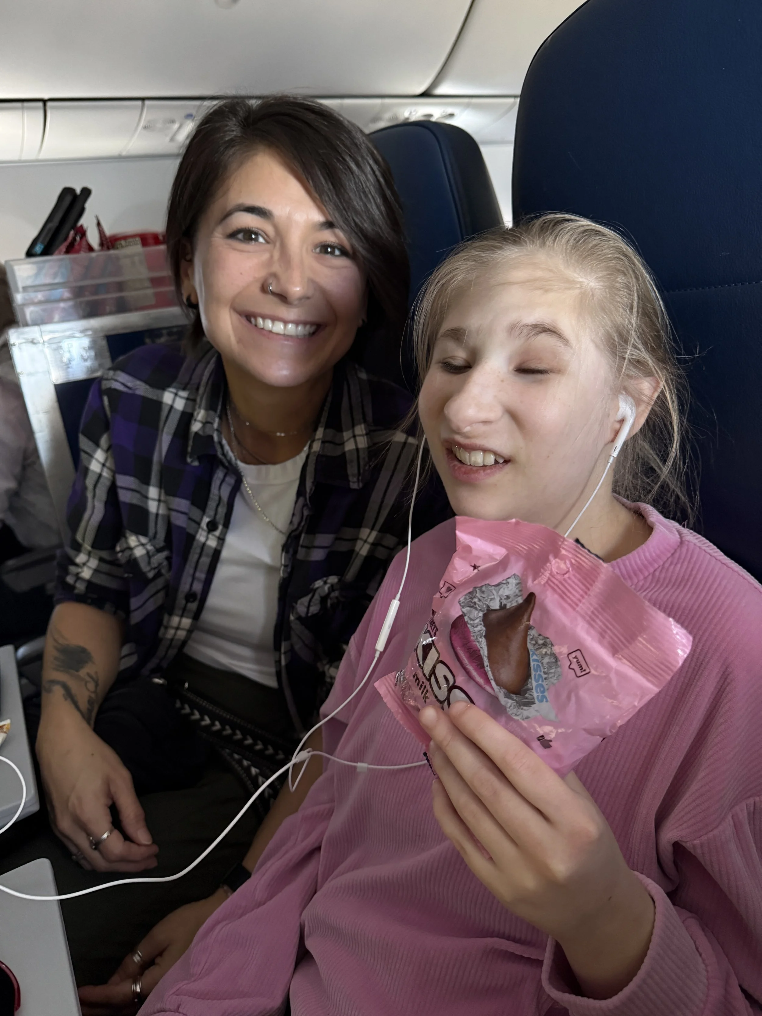 Give a Treat to Your Flight Attendant — Angie and Ruby