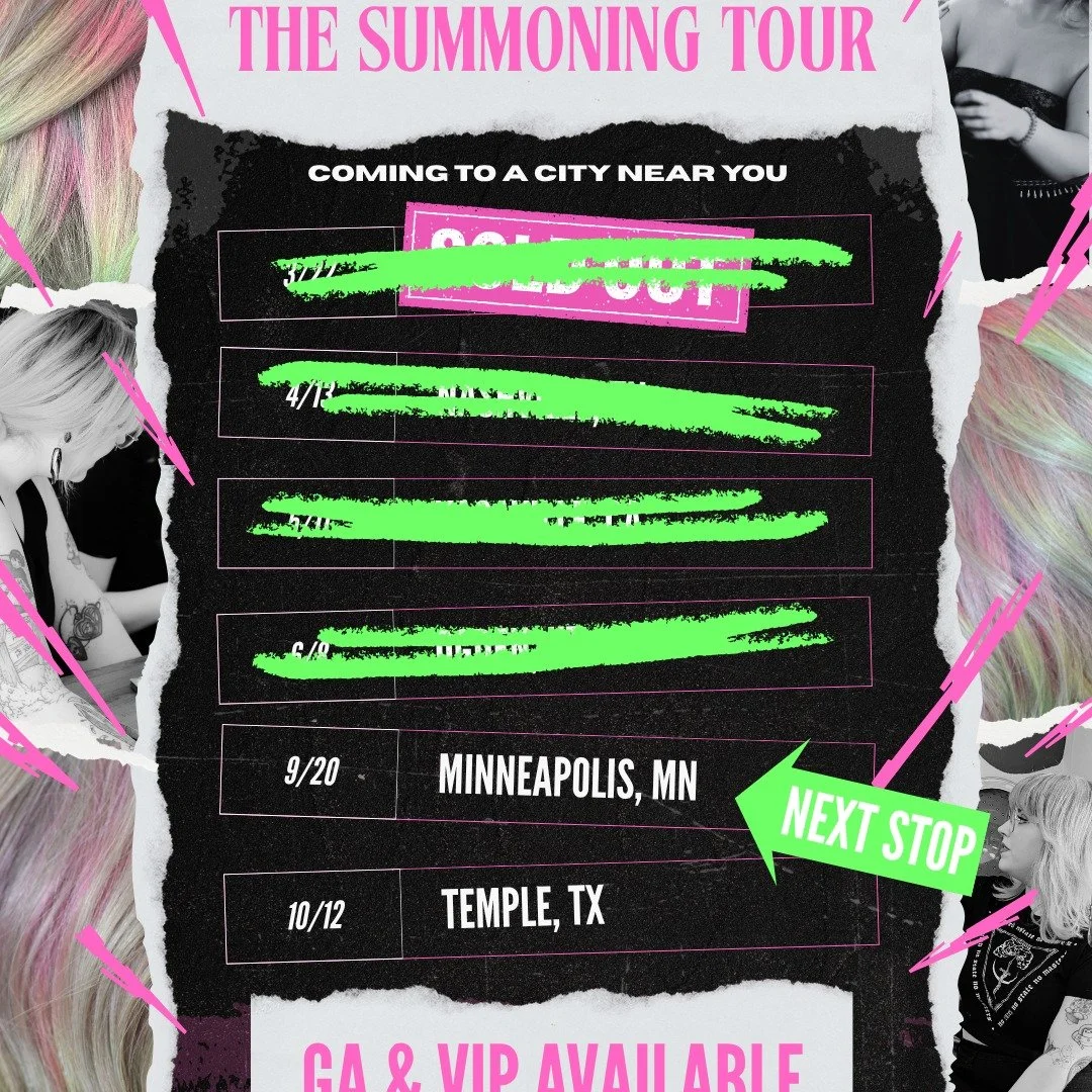 ONLY TWO STOPS LEFT!!! 🥺

Aaand we're bringing holographic hair to the Midwest this time 😈

We've got 3ish months before our next class, and I am sooo freakin grateful for that, because I've got a lot of stuff cookin up for y'all... and mama needs 