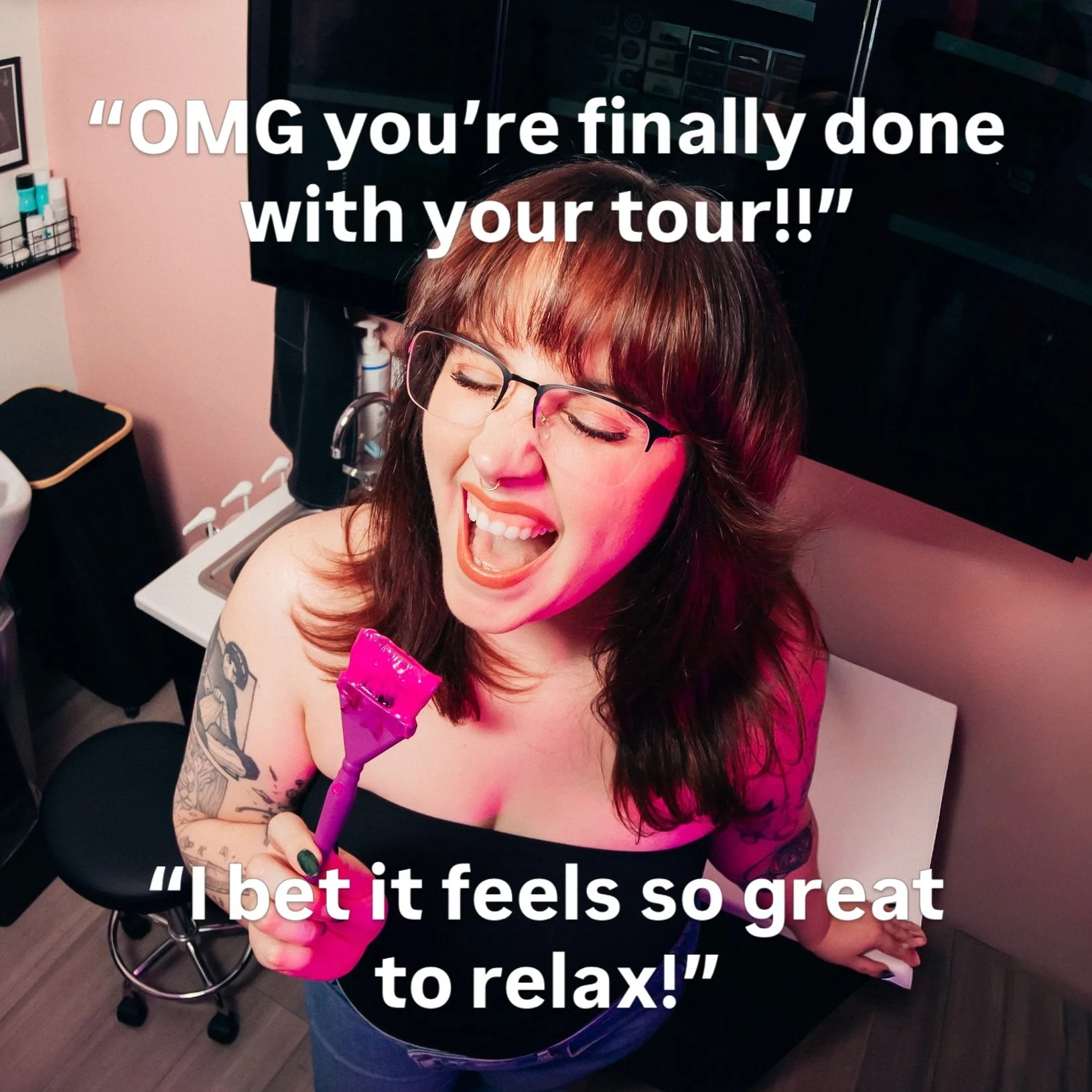 If you&rsquo;re an alt or queer hairstylist or salon owner on the west coast, I implore you to imagine me flexing my grubby little clawed paws in your general direction 

San Diego is already hosted, all other locations available. 

LET&rsquo;S MAKE 