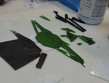 On this image I am adding the arms and the ears.