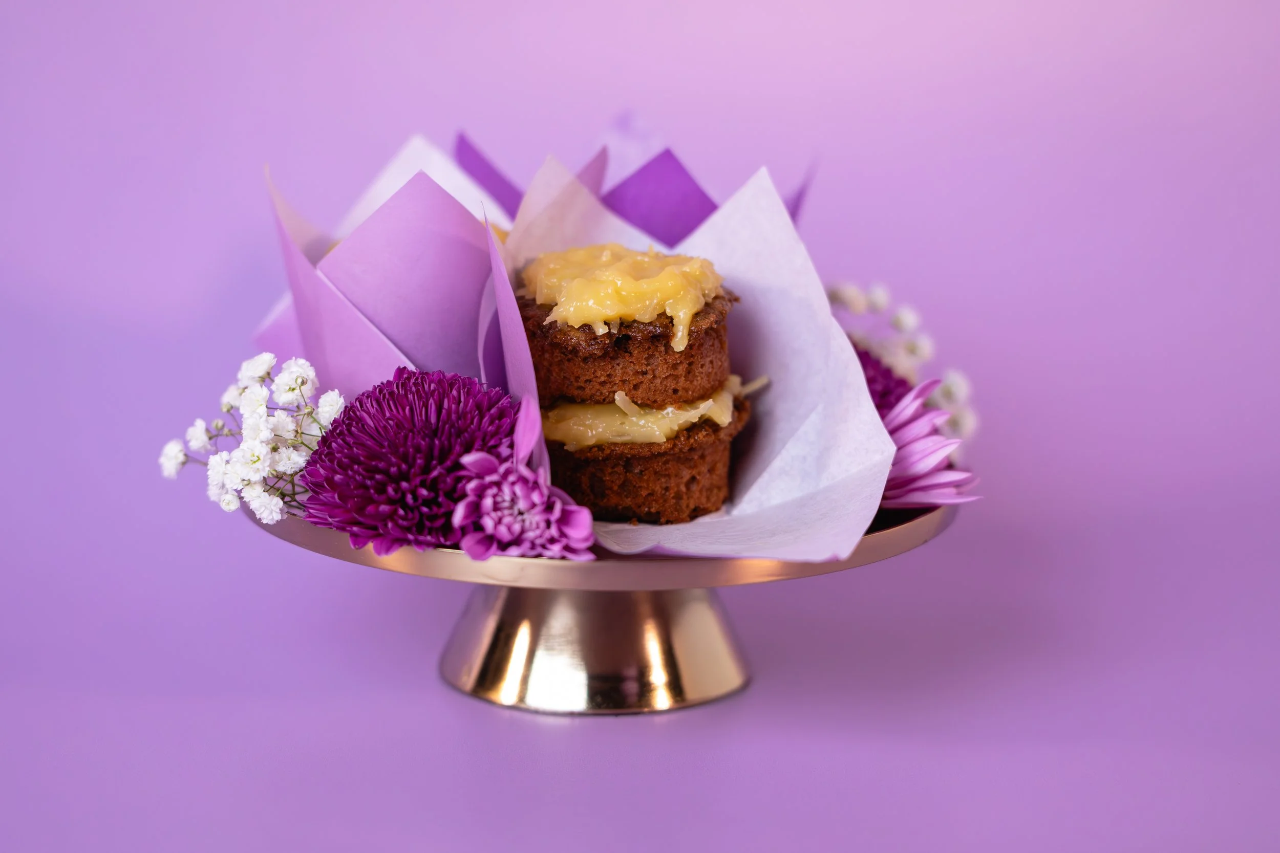 German Chocolate Cake Minis