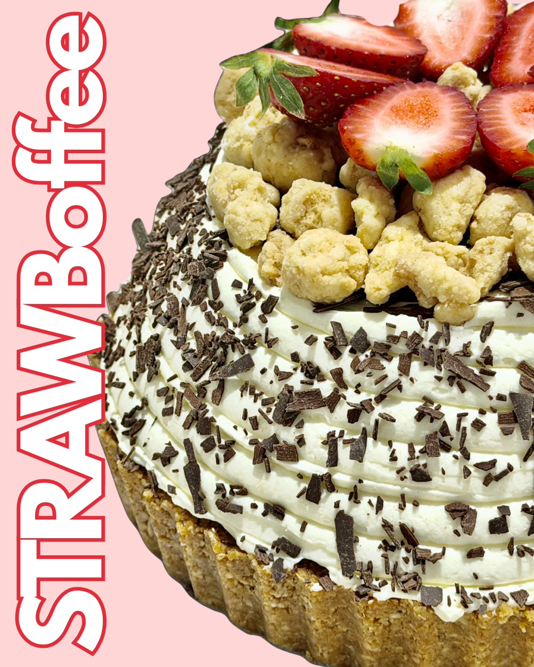 STRAWBoffee PIE🍓