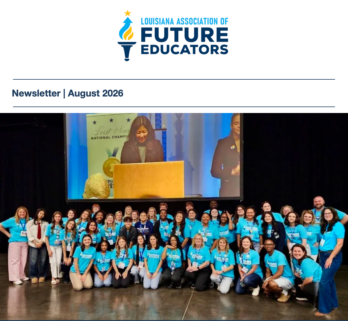August 2026 Newsletter