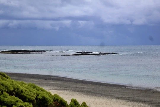 Explooring Mushroom Reef Marine Sanctuary on a wet and windy day