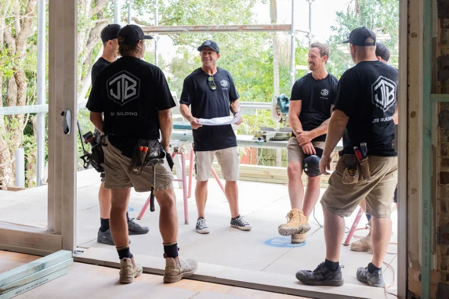 JTB Building team on a job site