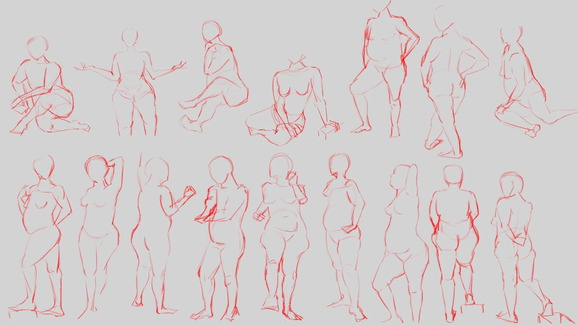 5 mins poses