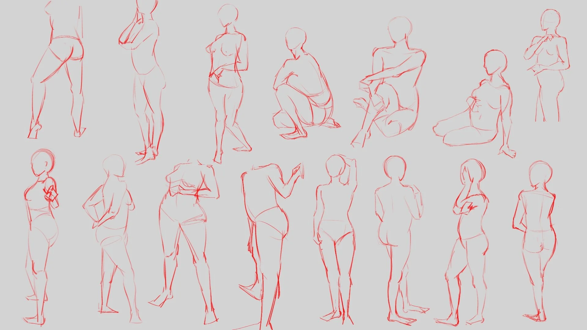 5 mins poses