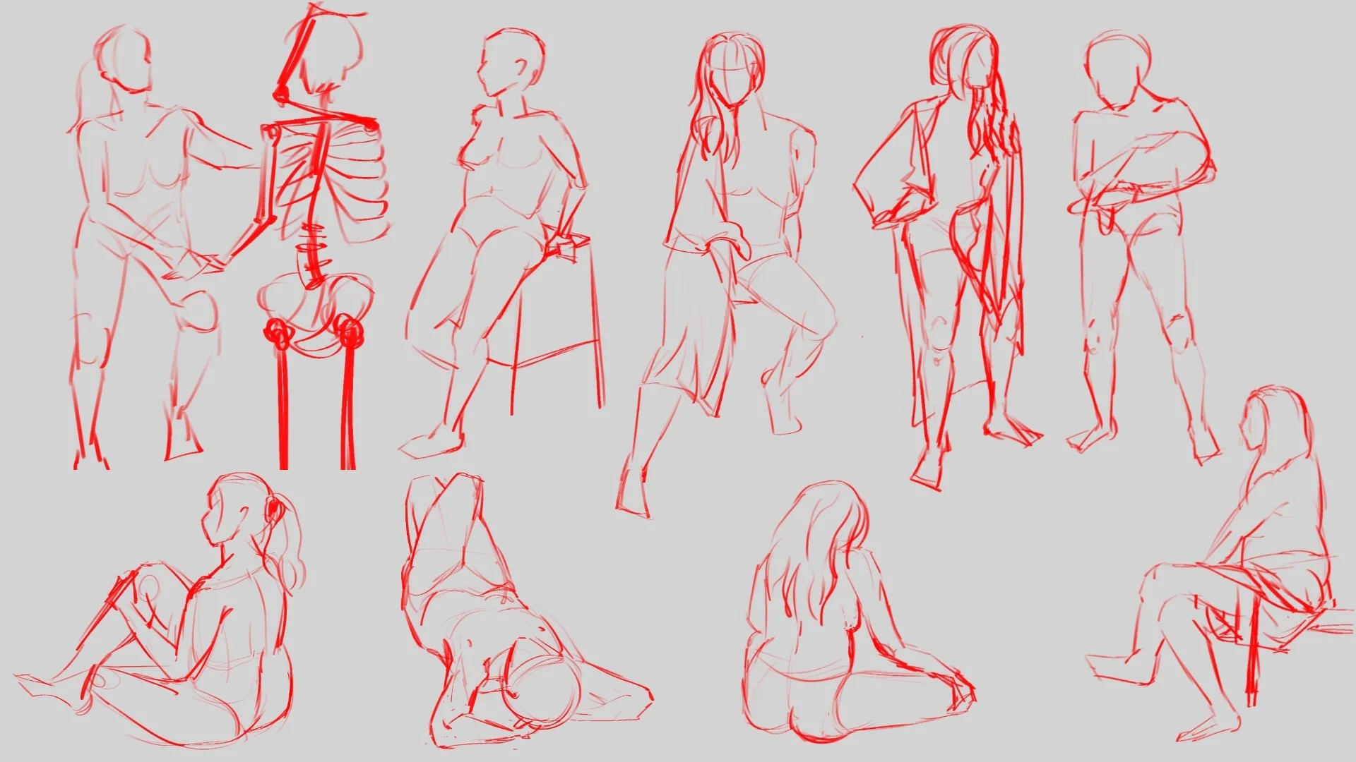 5 mins poses