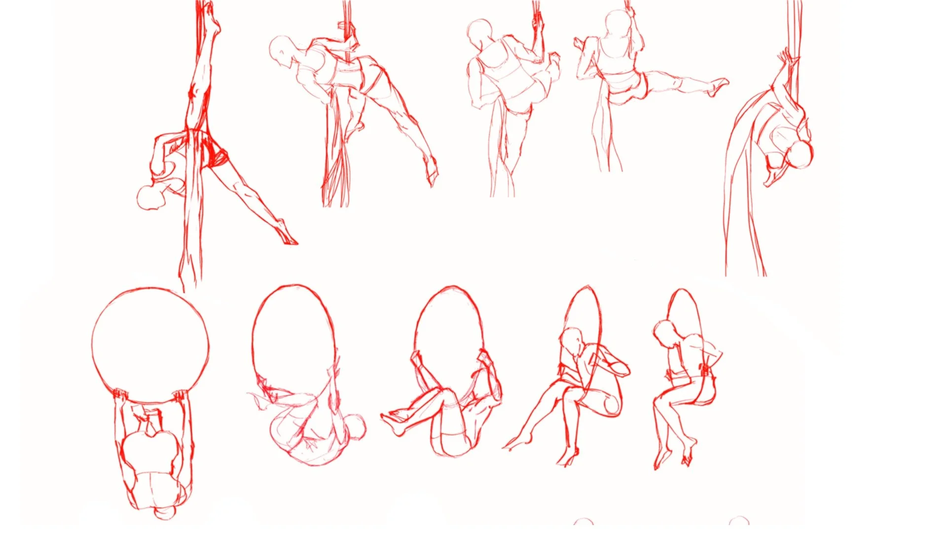 Poses in motion, 2 mins each