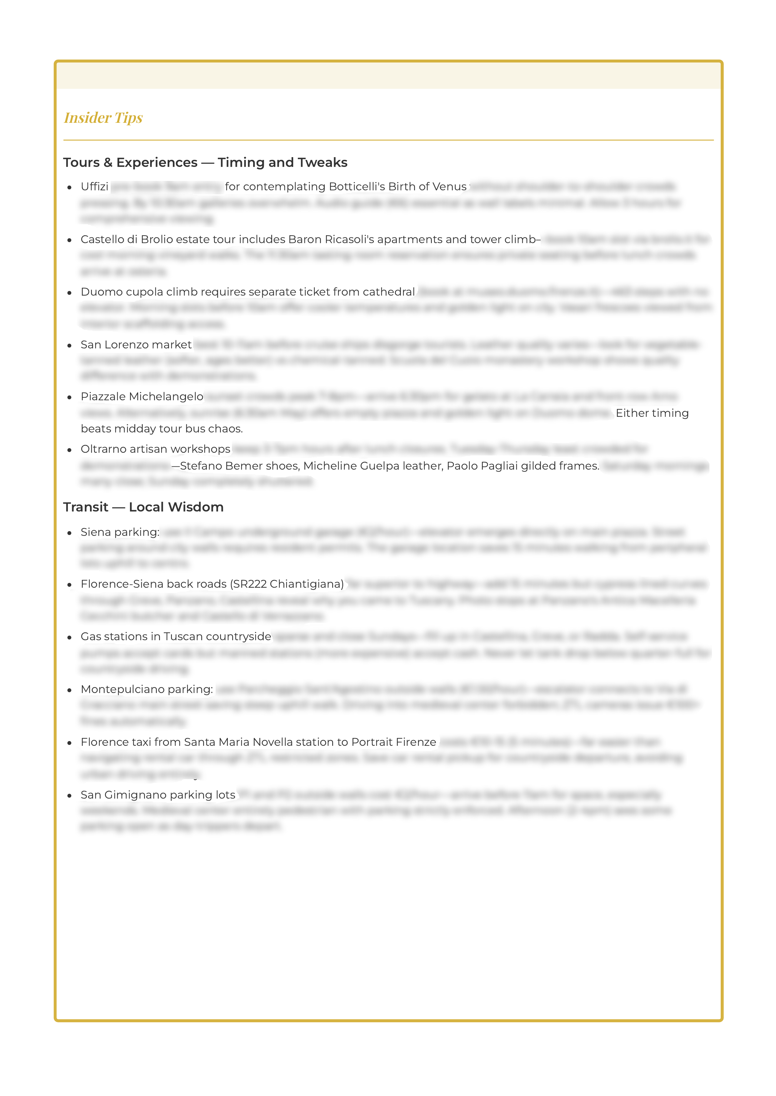 Insider Tips: Indulge Sample