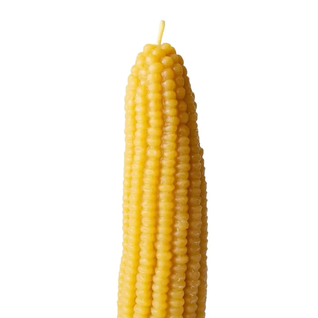 Happy Organics Corn Beeswax Candle