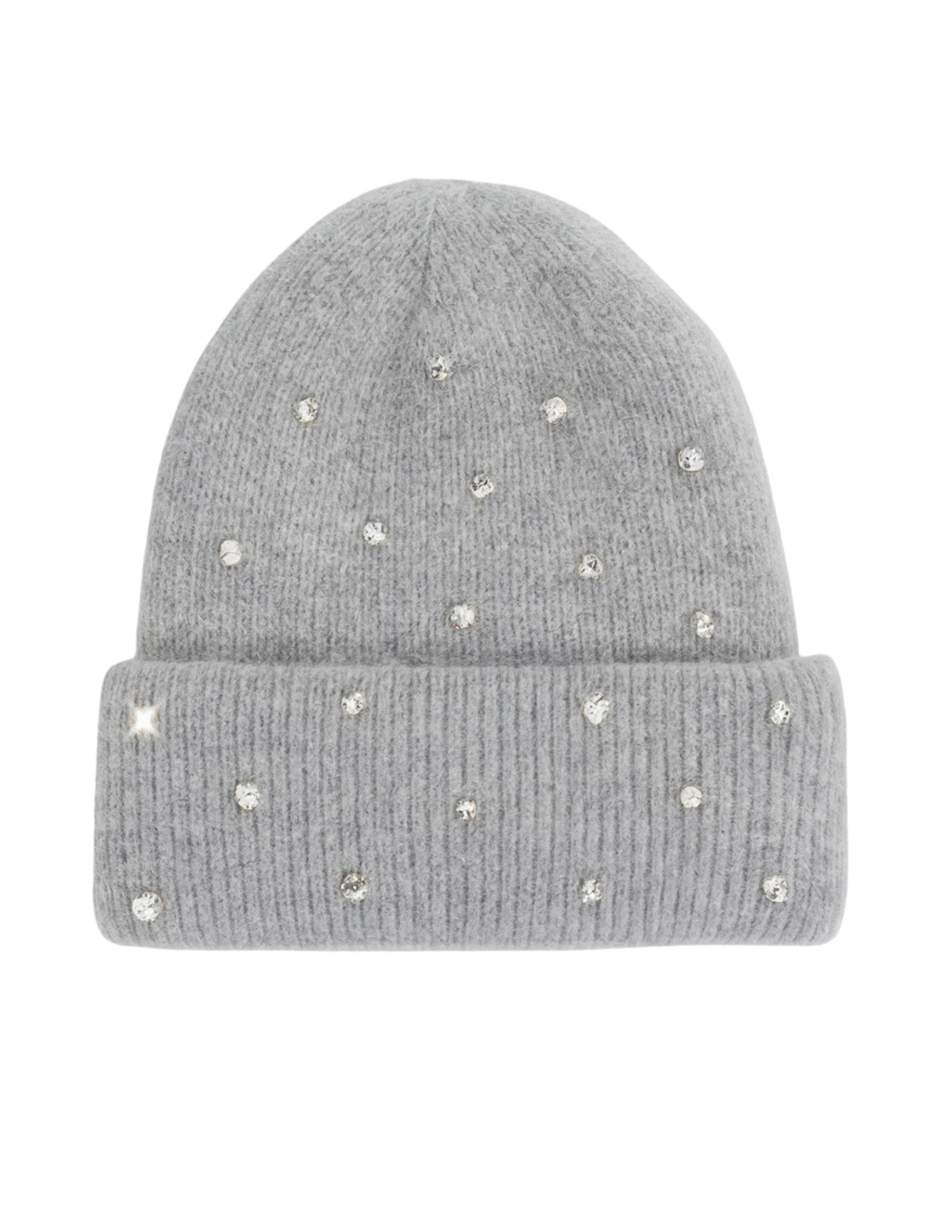 Beverly Hills Farm™ Rhinestone Beanie – Gray