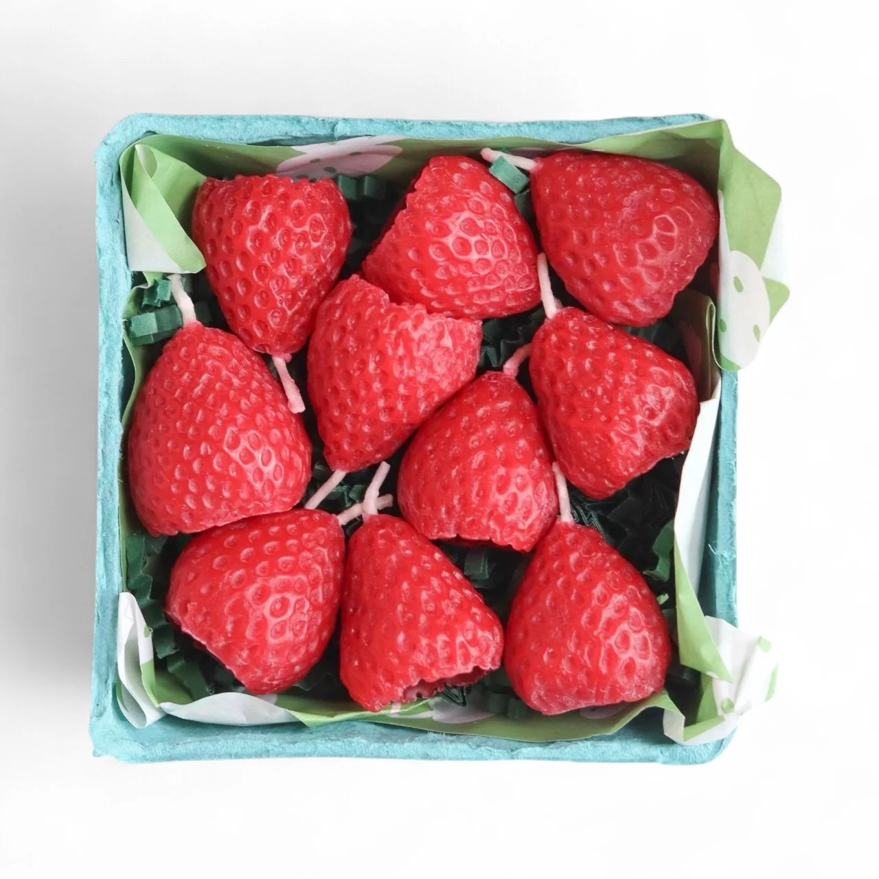 Happy Organics Strawberry Beeswax Birthday Candles