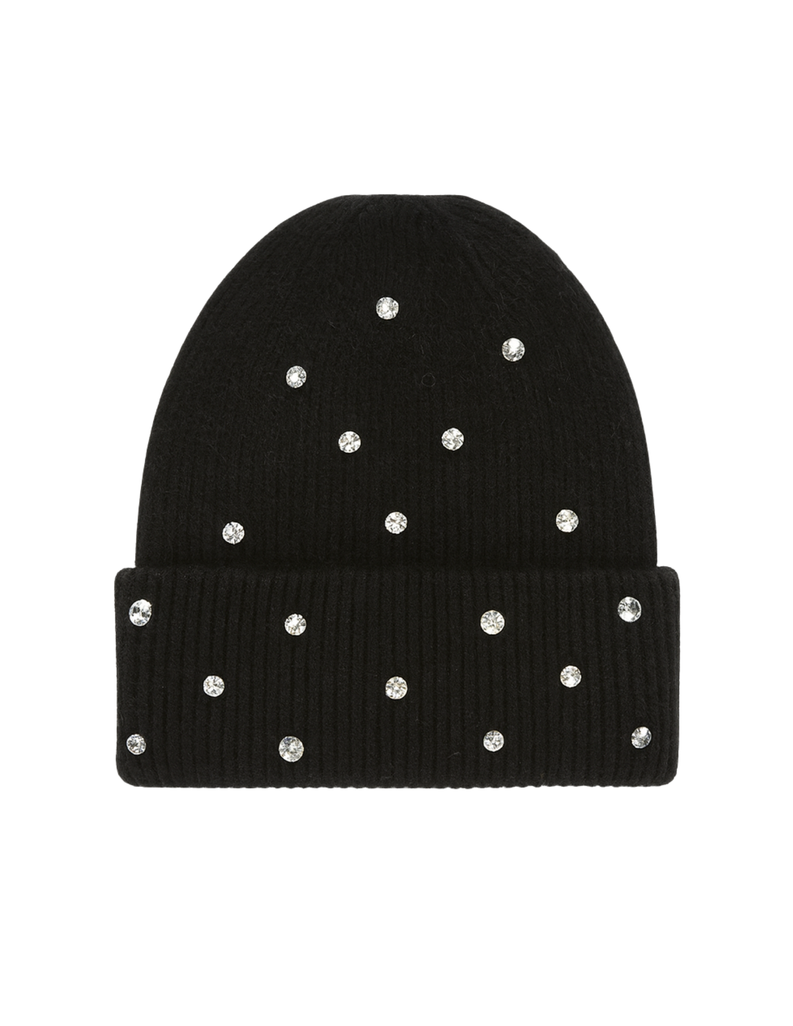 Beverly Hills Farm™ Rhinestone Beanie – Black