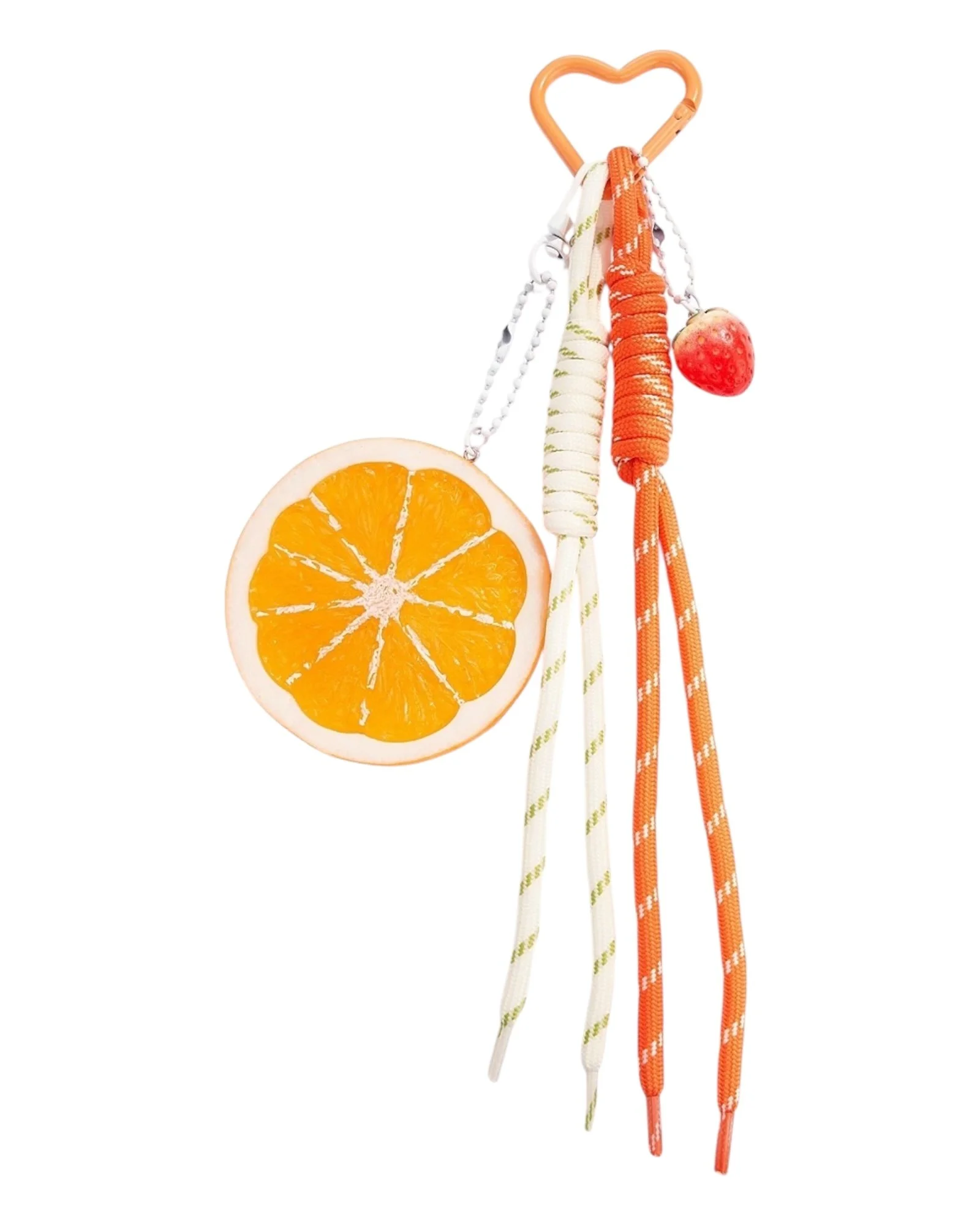 Orange Bag Charm and Keychain