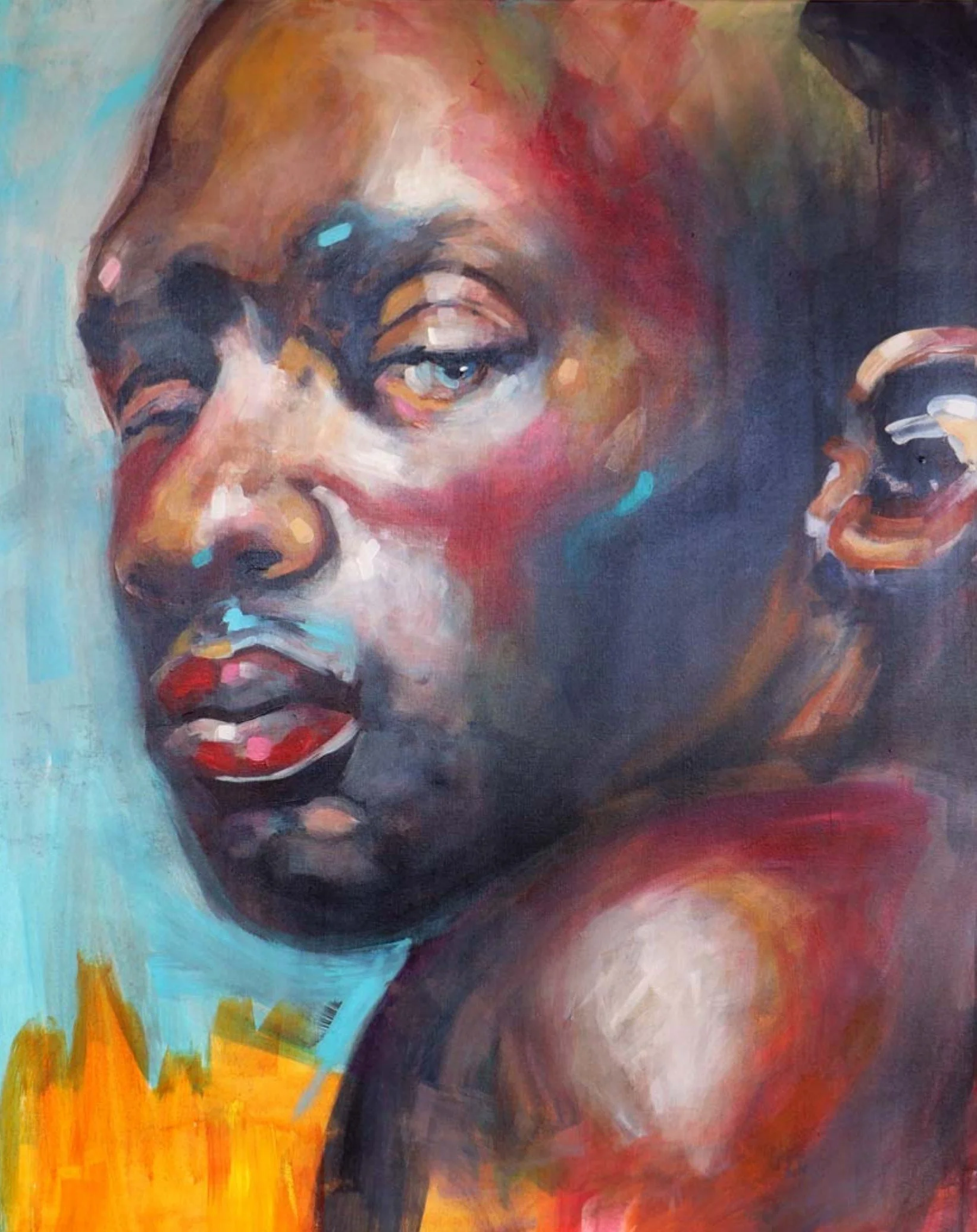 Fierezza - 2018 - Acrilico su tela. cm 100 x 80