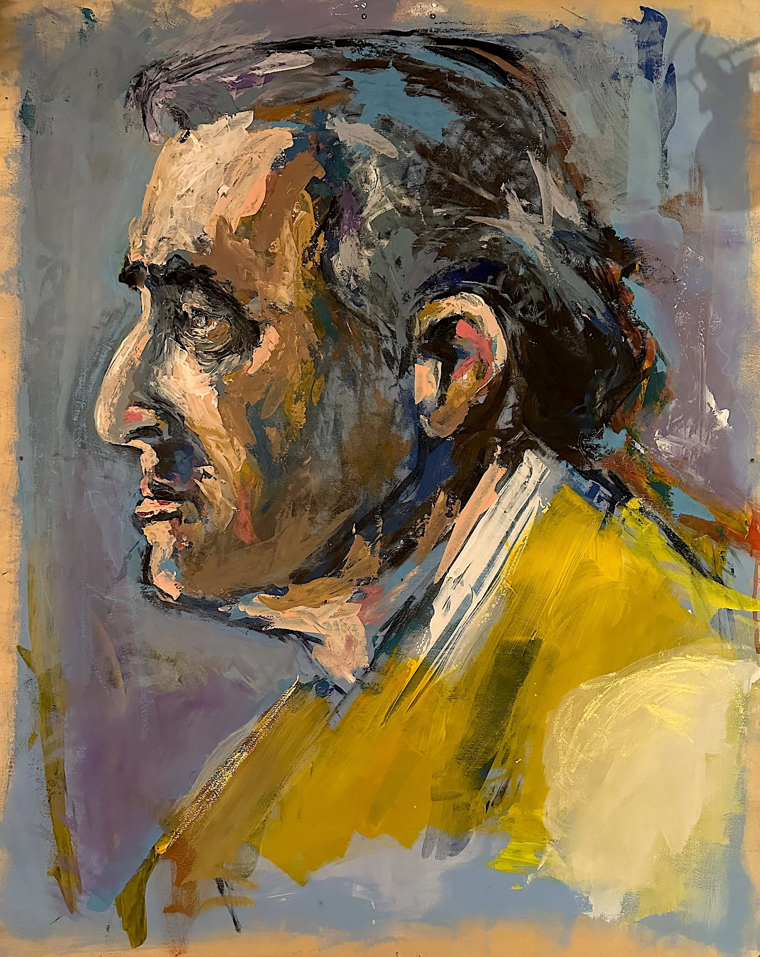 Padre I - 2014 - Acrilico su tela. cm 125 x 99,5