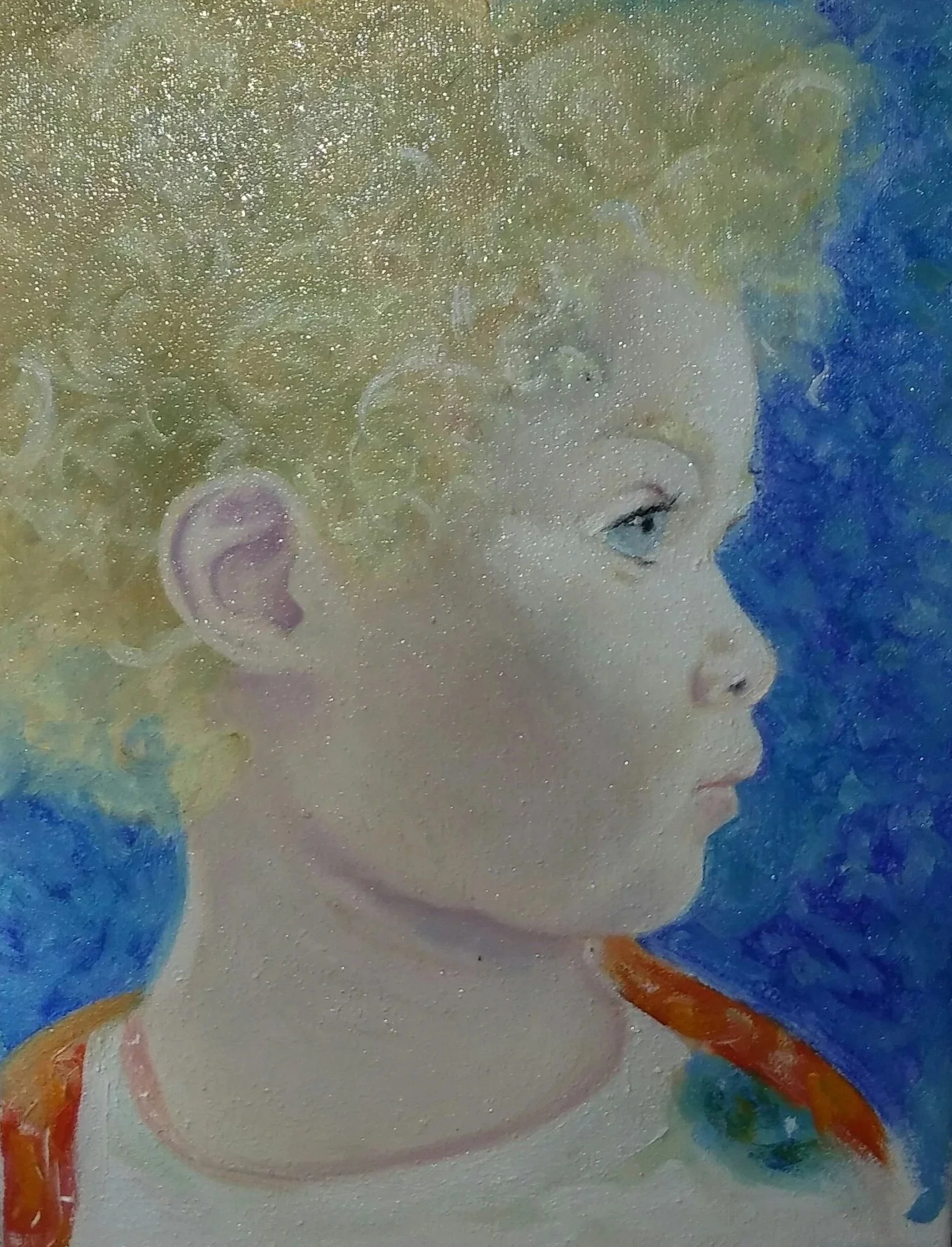 Assia - 2021 - Acrilico su tela. cm 42 x 32. Collezione privata