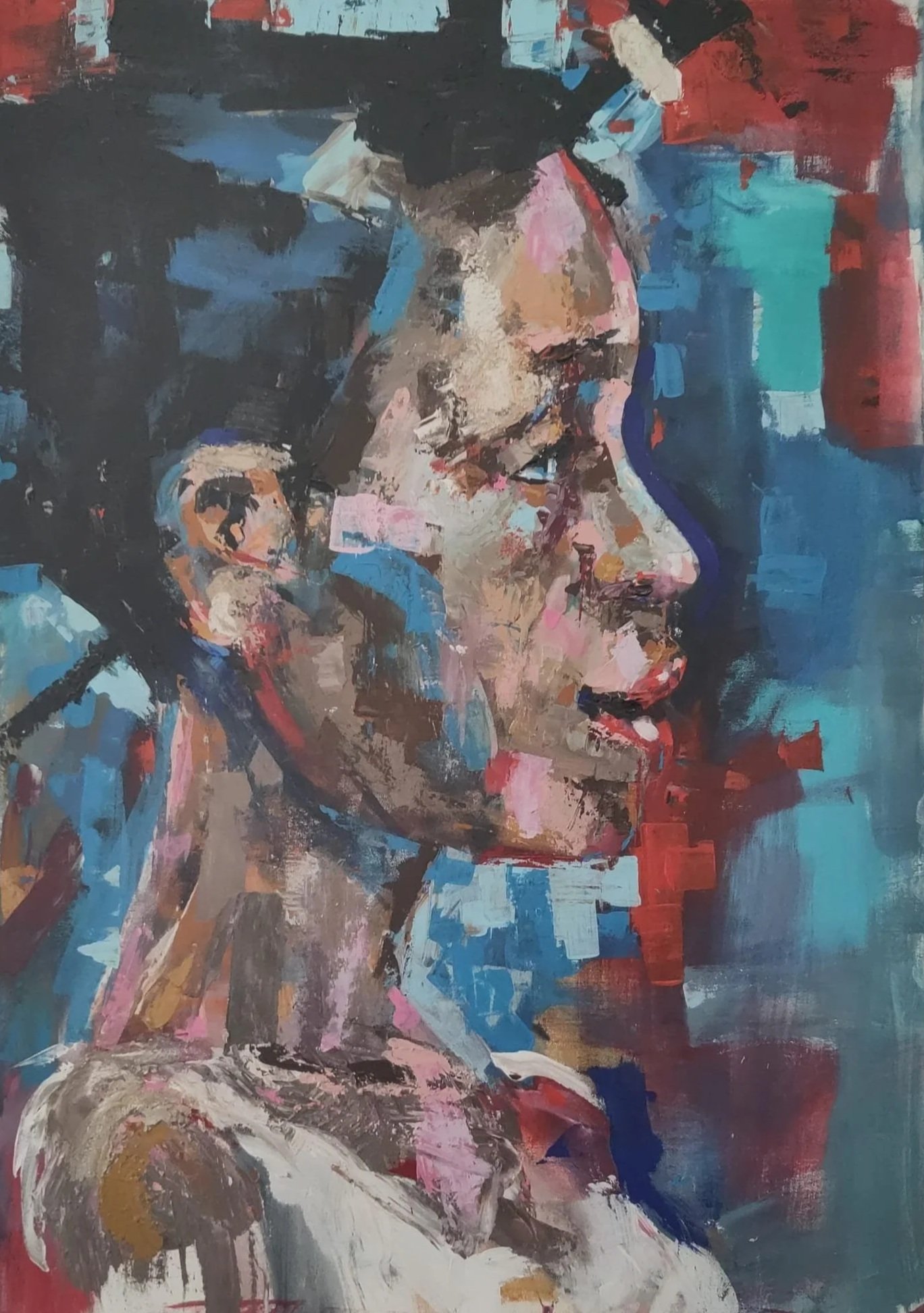  Dolce è il sogno - 2017 - Acrilico su tela. cm 120 x 80. Collezione privata