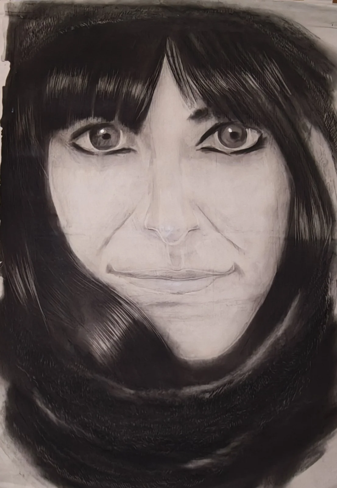 Isa - 2010 - Carboncino. cm 140 x 70 