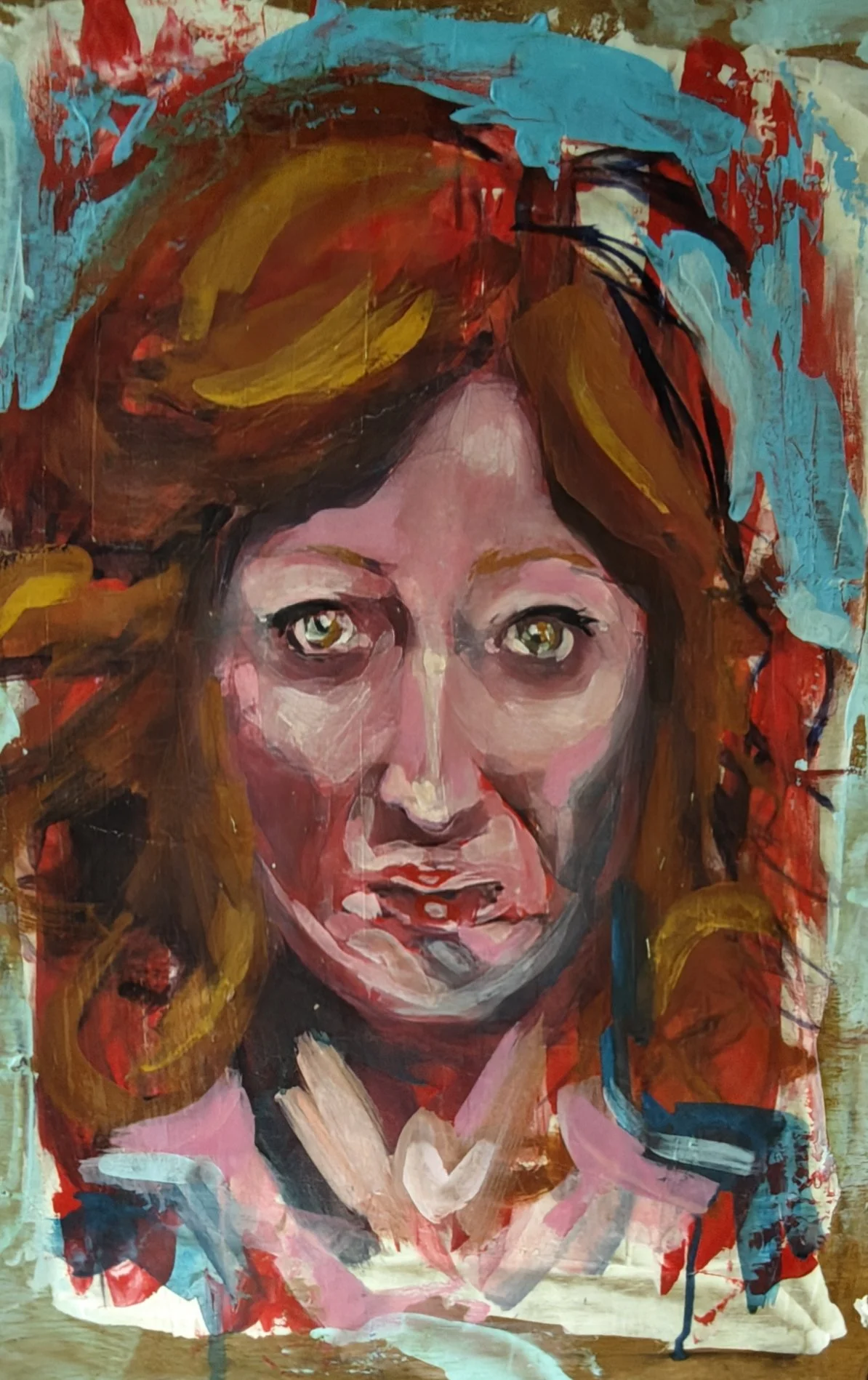 Francesca - 2016 - Acrilico su legno. cm 70 x 40 