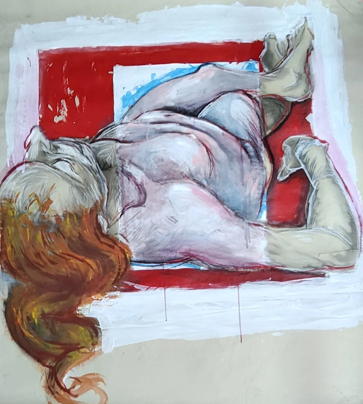 Studio anatomico - 2008 - Acrilico su carta. cm 150 x 150 