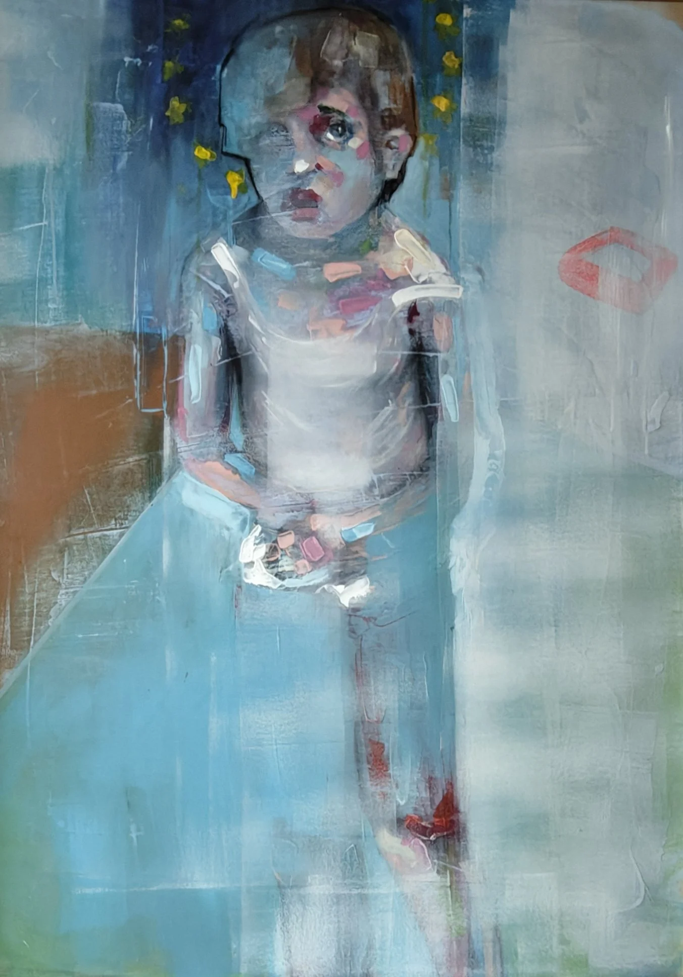 Rinascita - 2016 - Acrilico su legno. cm 170 x 100.