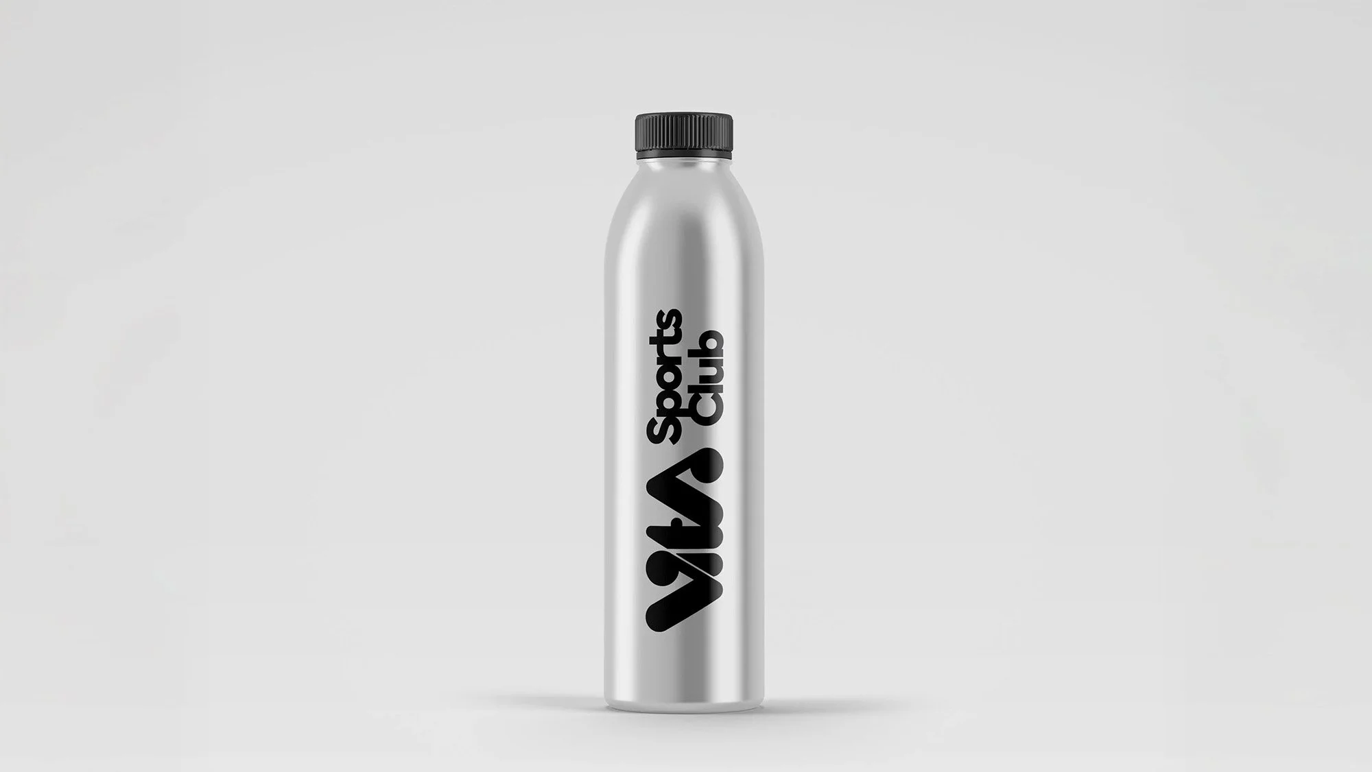 Ein Werbeartikel für den Vita Sports Club, eine Trinkflasche mit Logo