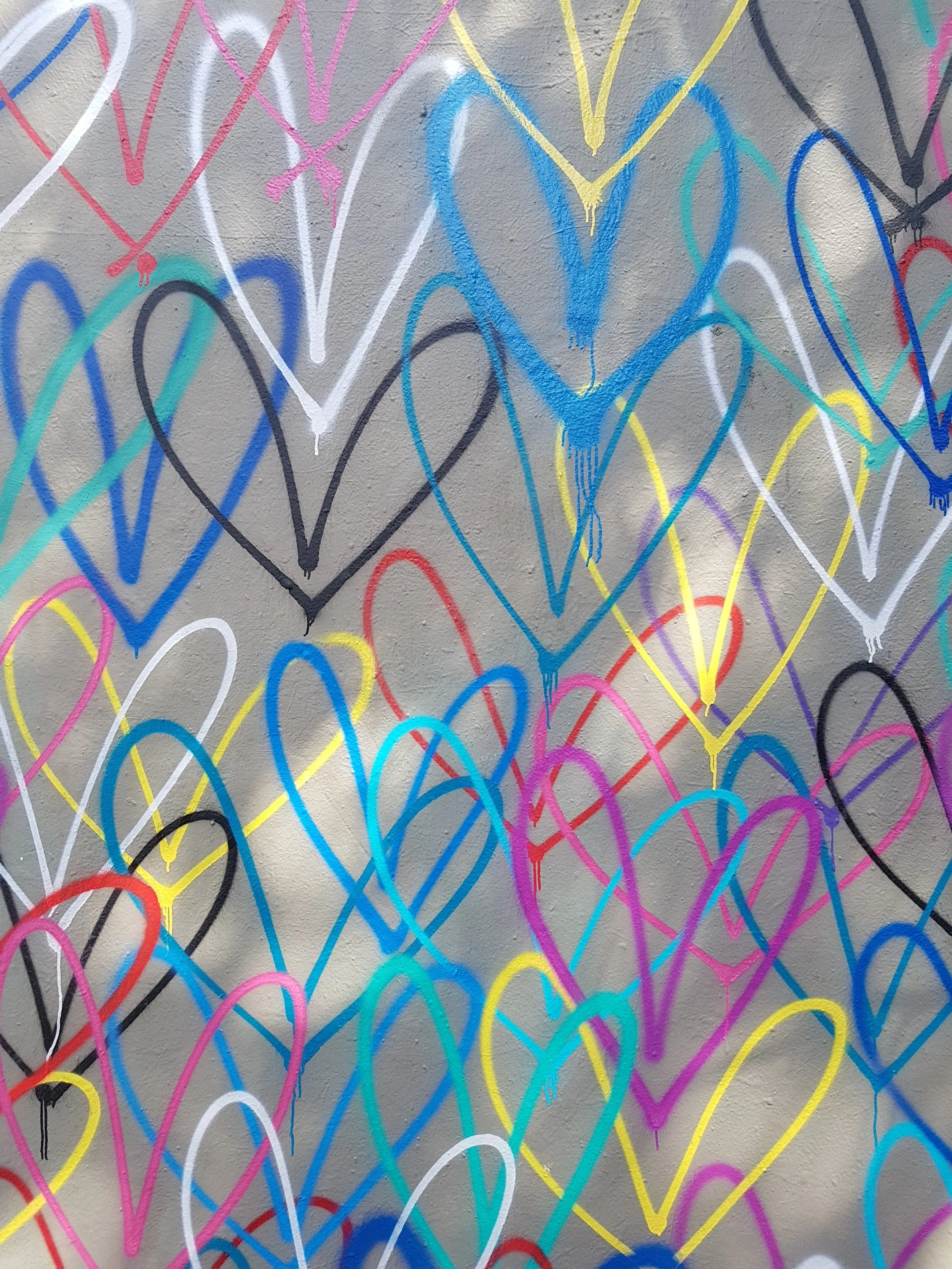 Heart, graffiti, byron bay