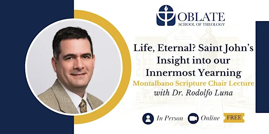 Life, Eternal? | 2026 Montalbano Lecture | Dr. Rodolfo Luna event image