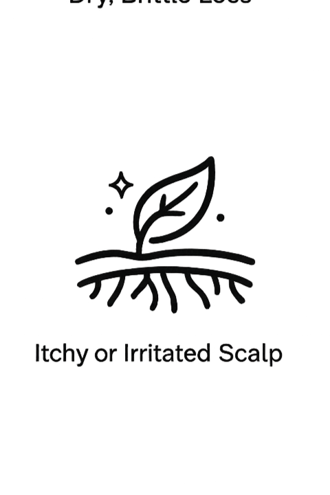 itchy scalp loc care illustration – dry scalp with dreadlocks, natural scalp treatment for locs