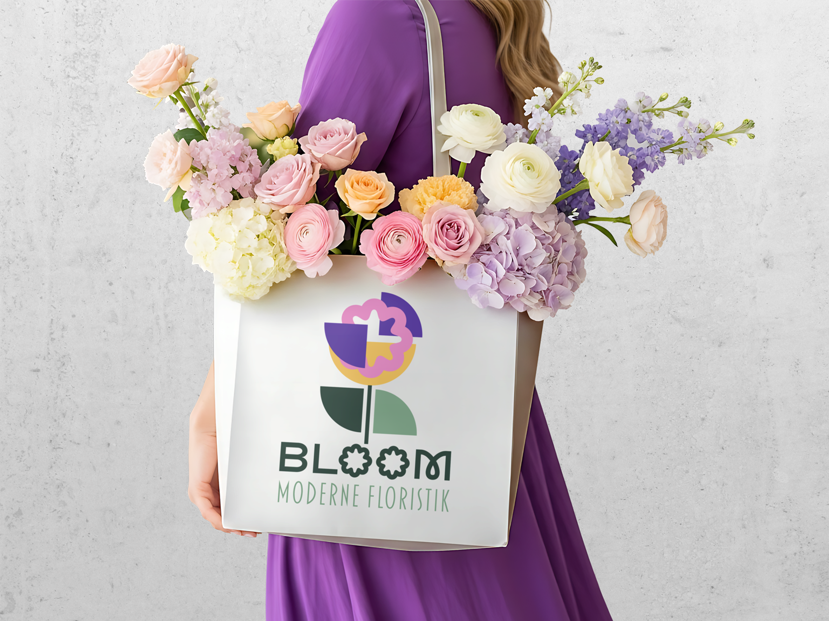 BLOOM Moderne Floristik: Logogestaltung Markenentwicklung