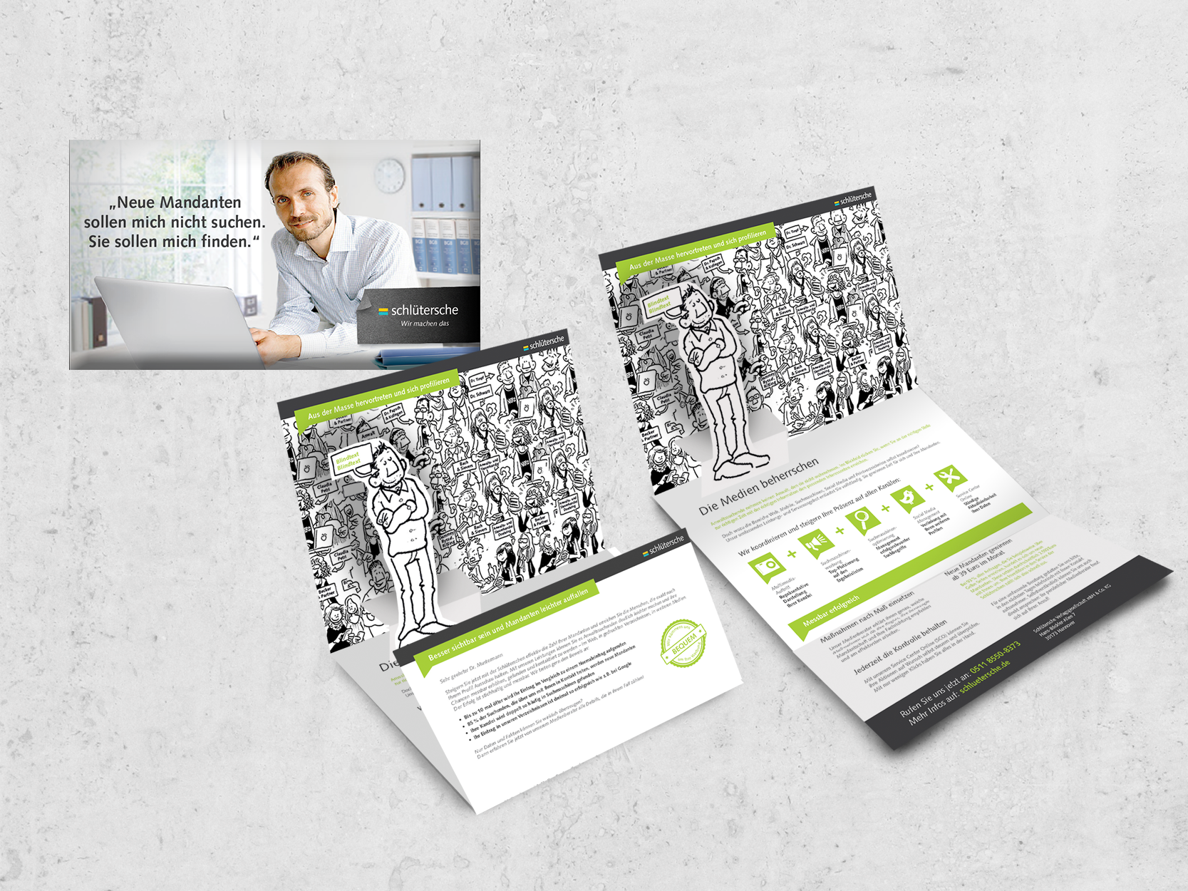 Schlütersche - B2B Mailing mit Pop-up Effekt