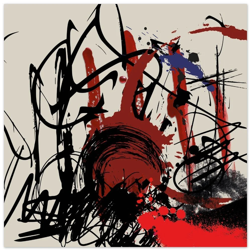 Abstracted Chaos Print