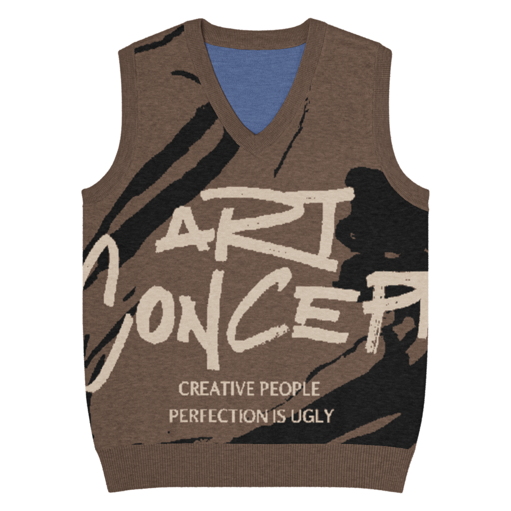 Art Concept Knit Vest