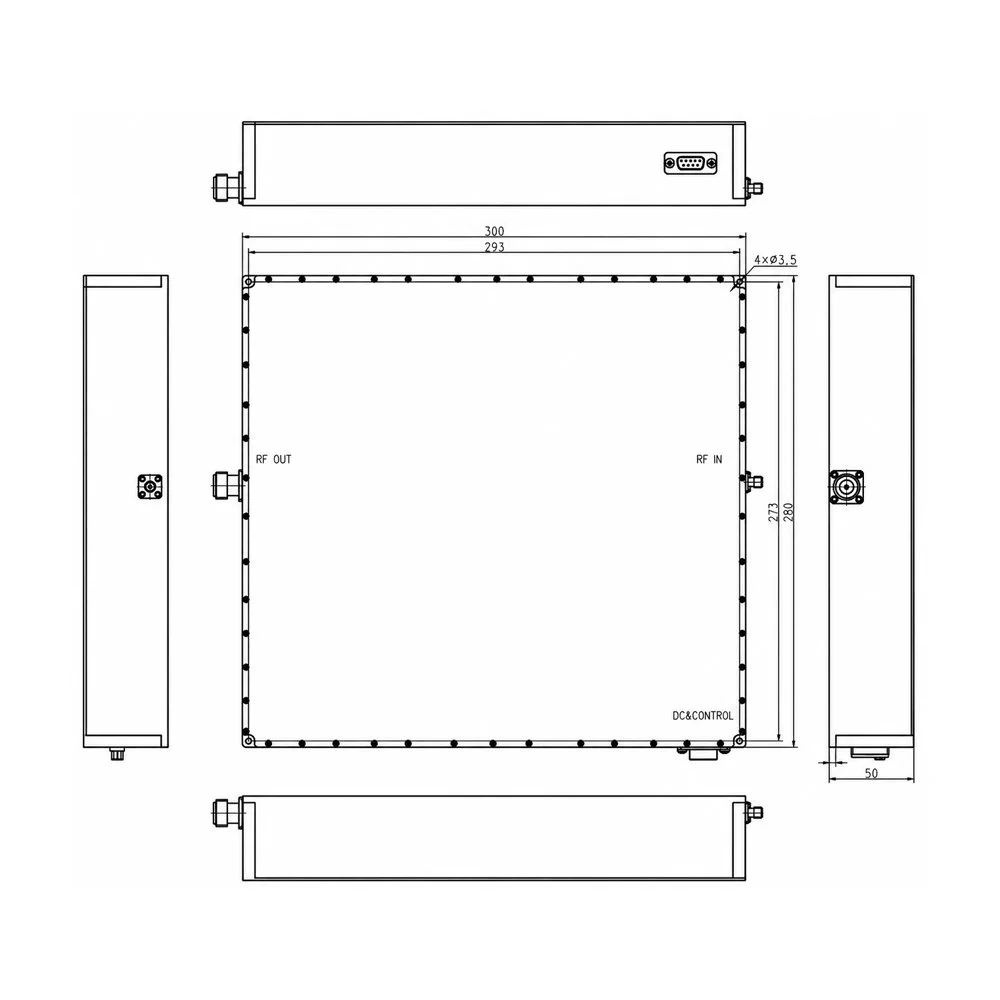1.5 - 30 MHz 150W Power Amplifier