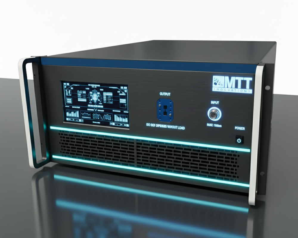 MTT RF power amplifier system, product illustration