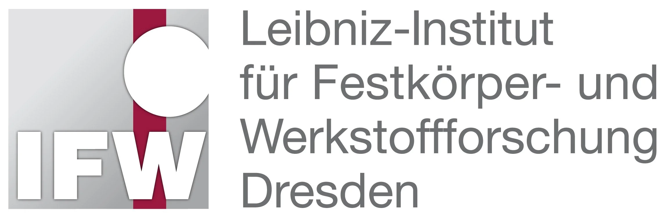 Logo of Leibniz Institute for Solid State and Materials Research Dresden, featuring a stylized