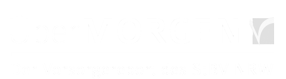 Logo Übermorgen weiß