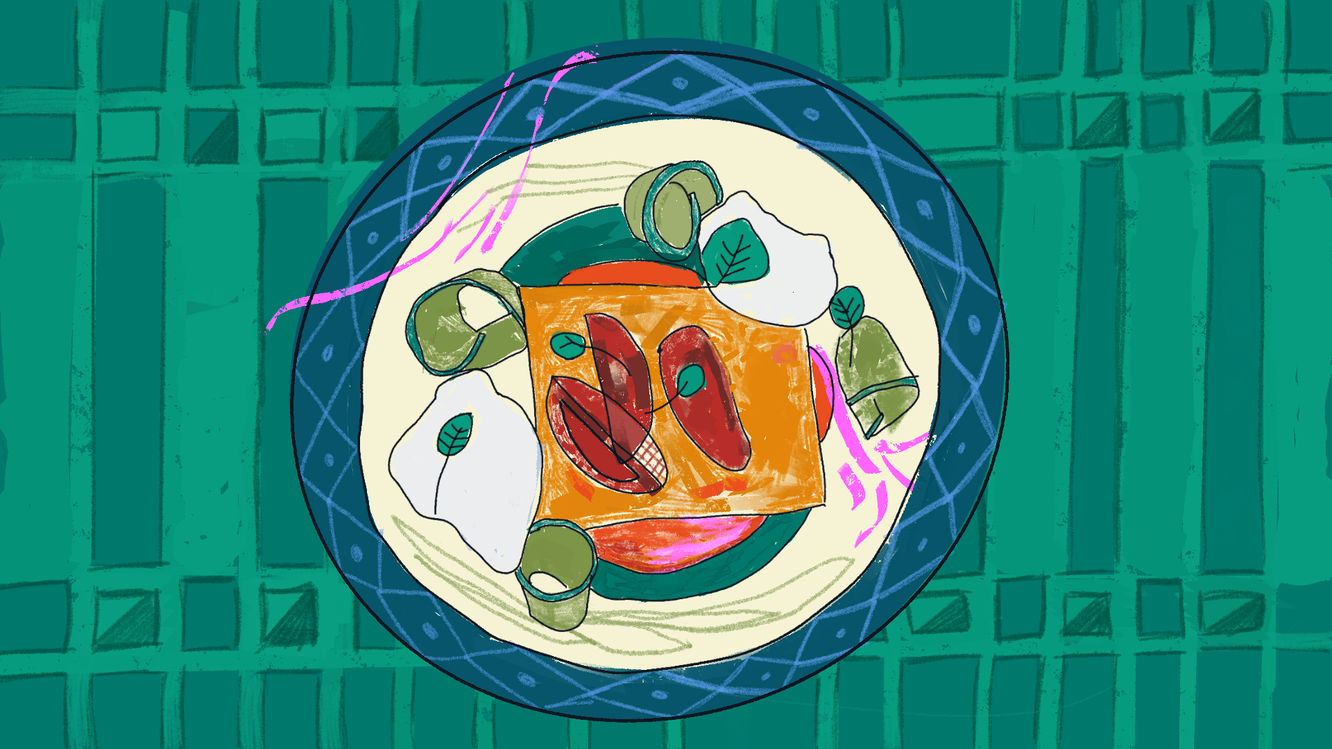 Food and creativity.