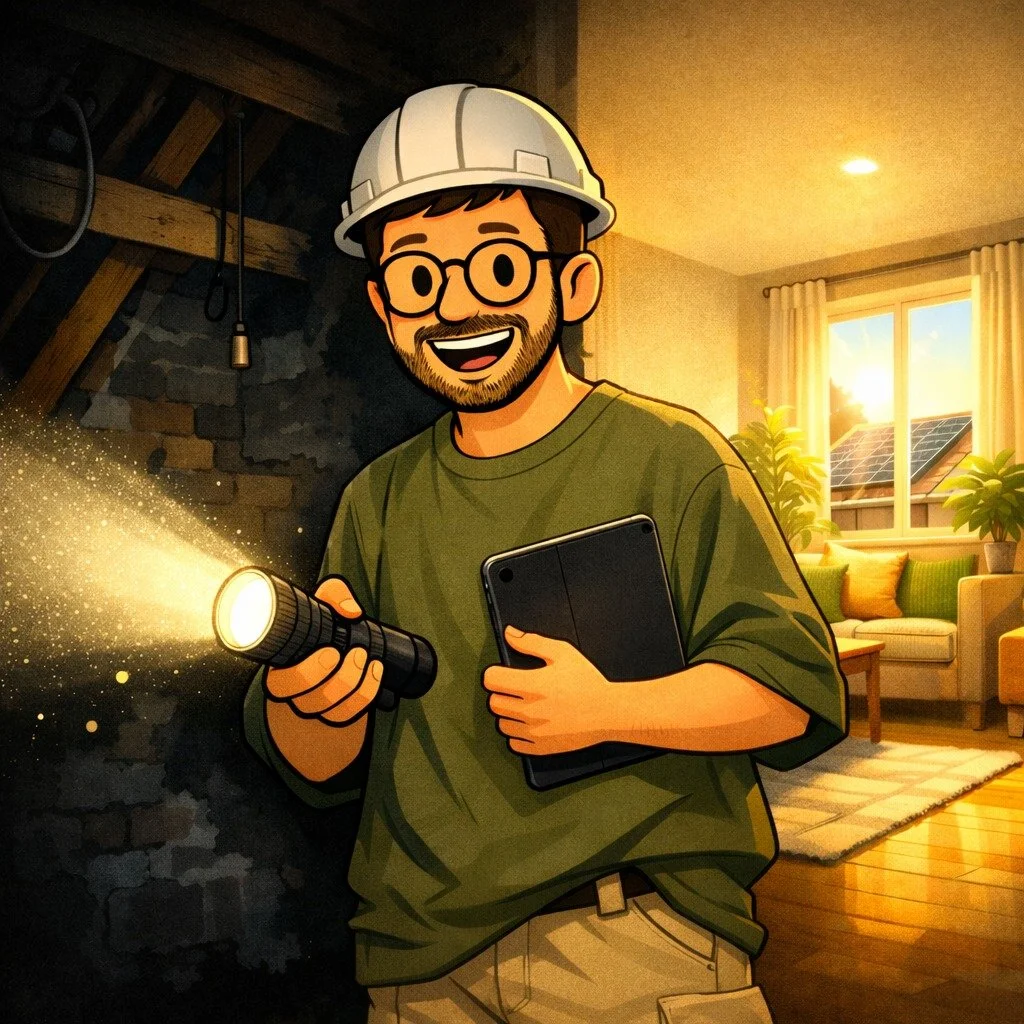 Alle reden &uuml;ber Energie.
Kaum jemand versteht sie.

Der neue Geb&auml;udereport der dena sagt im Kern:
Unsere H&auml;user k&ouml;nnten viel mehr.
Tun es aber oft nicht.

Nicht aus Faulheit.
Sondern weil das Thema aussieht wie ein dunkler Keller: