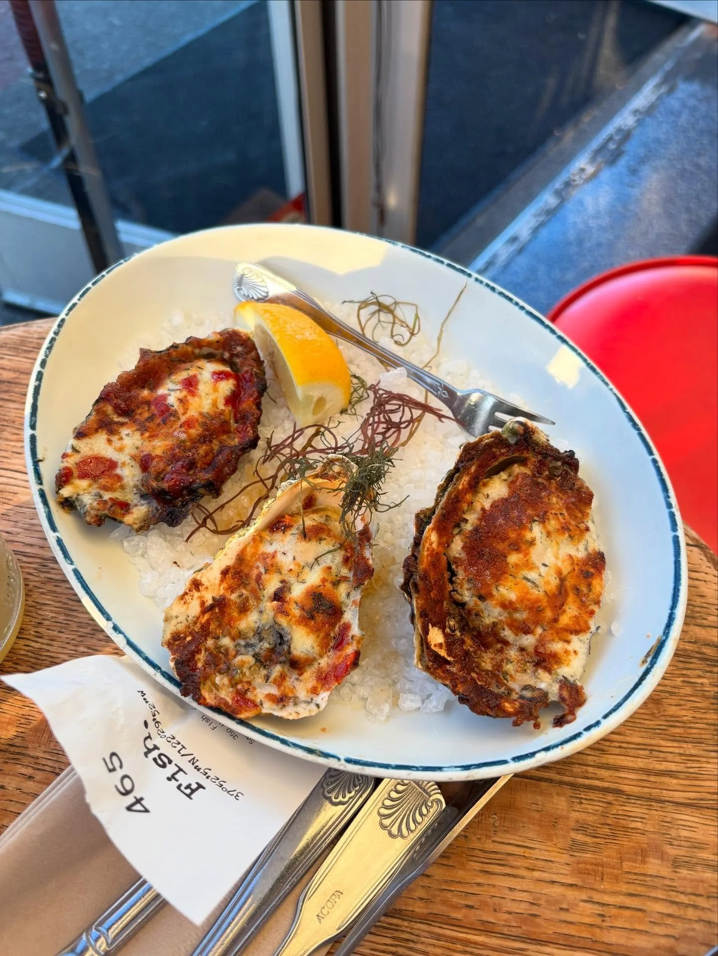 Testing Rockefellers around the world #sausilito #olsters