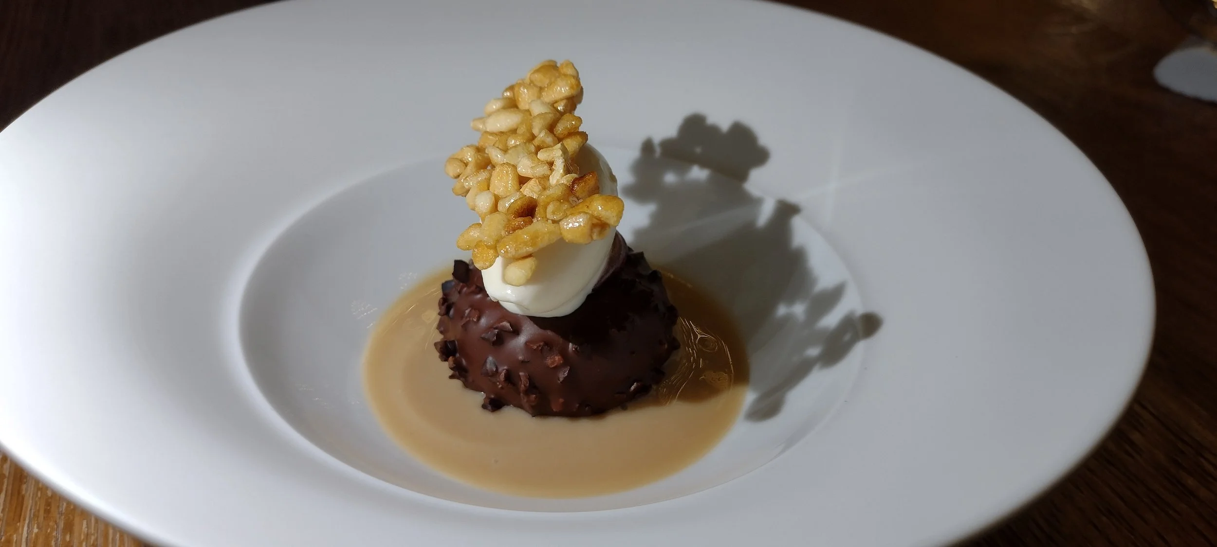 Snickers-Variation im Deidesheimer Sternerestaurant L.A. Jordan