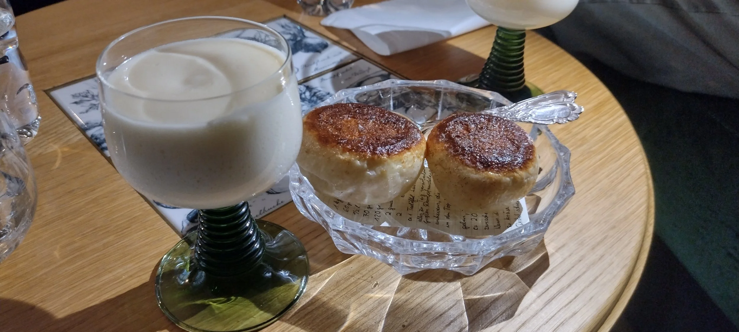 Dampfnudel im Pfälzer Zweisternerestaurant Intense