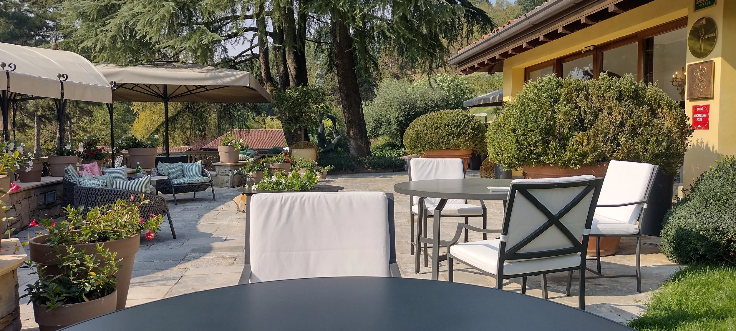 Terrasse des Da Vittorio