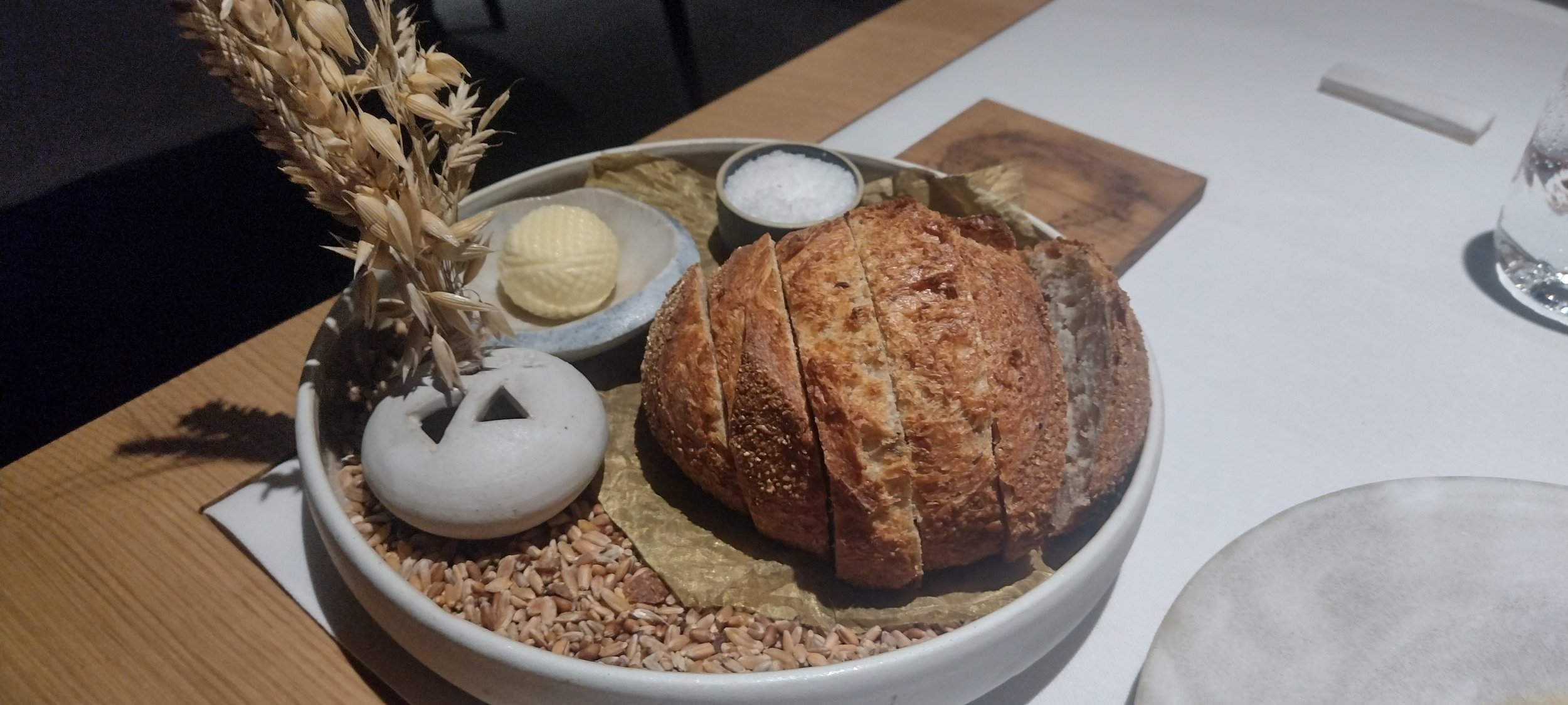 Brot im Sternerestaurant Intense in der Pfalz
